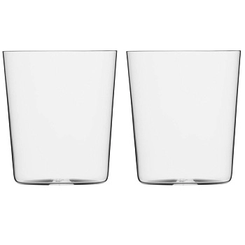 Набор  из 2-х  бокалов для воды MarkThomas  Double Bend  Water Марктомас Дабл Бенд  380  мл