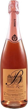 Игристое вино   Chateau de Bellevue  Brut  Rose Cremant de Loire   750 мл