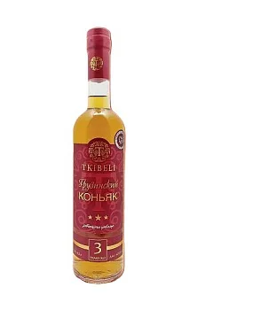 Коньяк грузинский Ткибели 3 года  500 мл