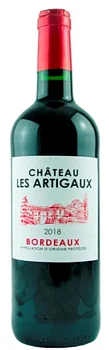 Вино Château Les Artigaux  2018 750 мл