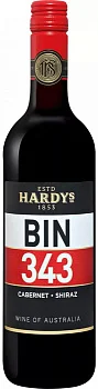 Вино Hardys Bin 343 Cabernet-Shiraz   2019  750 мл