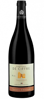 Вино Vignobles Lorgeril Château deiffre Terroirs d'Altitude Faugères AOC Шато де Сифр Терруар д'Альтитюд Фожер 2015 750 мл
