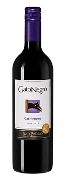 Вино Gato Negro Carmenere 2018 750 мл