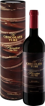 Вино Mare Magnum The Chocolate Tube" Primitivo Puglia IGT in tube Чоклет Тьюб Примитиво в тубе 750 мл