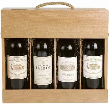 Сет на 4 бутылки Бургонь (дуб)