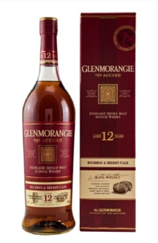 Виски Glenmorangie The Accord 12 Years Old в подарочной упаковке 1000 мл