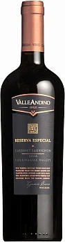 Вино Valle Andino Cabernet Sauvignon Maule Valley Reserva Especial  Вэлли Андино Каберне Совиньон  Мауле Велли Ресерва Эспесиаль 750 мл