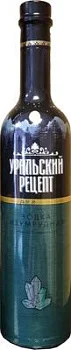 Водка  Уральский рецепт  Изумрудная  500 мл