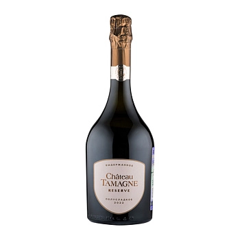Игристое вино Шато Тамань Резерв Южный Берег Тамани выдержанное полусладкое белое   2022  750 мл