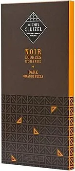 Шоколад  Michel Cluizel Chocolate Dark Orange Peels   Мишель Клюизель  черный с цедрой апельсина 100г