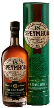 Виски Speymhor 18 y.o. Single Malt Scotch Whisky gift box 700 ml