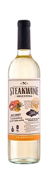 Вино Steakwine Chardonnay Стейквайн Шардоне 2018 750 мл