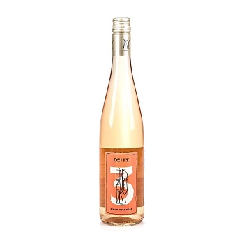 Вино немецкое розовое Pinot Noir Rose Eins Zwei Dry Rheingau Leitz  2016  1500 мл