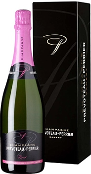 Шампанское  Prevoteau-Perrier, Rose Brut   gift box   750 мл  12%