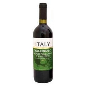 Вино Valoroso Montepulciano d'Abruzzo DOC  Валоросо Монтепульчано д'Абруццо  750 мл