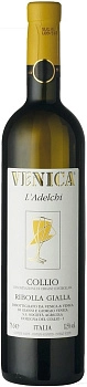 Вино Venica & Venica L'Adelchi Ribolla Gialla Collio DOC Л'Аделки Риболла Джалла  2021  750 мл