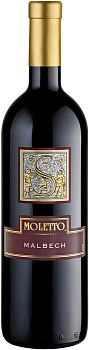 Вино Moletto Malbech Veneto Orientale IGT  Молетто Мальбек 750 мл
