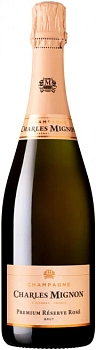 Игристое вино Charles Mignon Premium Reserve Rose Brut Champagne AOC  2018 750 мл