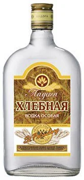 Водка  Ладога Хлебная фляга 250 мл