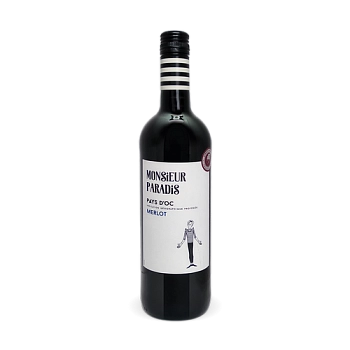 ВИНО Monsieur Paradis Merlot  МЕСЬЕ ПАРАДИ МЕРЛО   750 мл