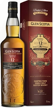 Виски Glen Scotia 12 Years Seasonal Release 2021 gift box 700 мл