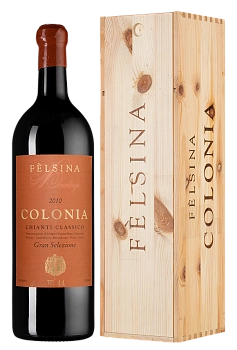 Вино Felsina Colonia Chianti Classico Gran Selezione DOCG wooden in box  2010 3000 мл