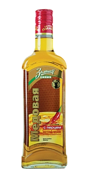 Настойка горькая Зеленая линия Медовая с перцем 250 мл