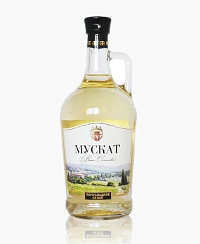 Вино столовое Вино-Гранде Мускат Сортовая белое полусладкое 750 мл