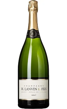 Шампанское Champagne H. Lanvin & Fils Brut  Ланвин И Филс Брют 2019 1500 мл  12%