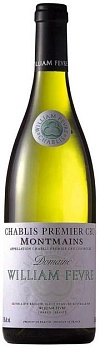 Вино Domaine William Fevre Chablis 1-er Cru Montmains Вильям Февр Шабли Премье Крю Монмен 2015 750 мл