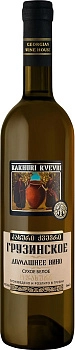 Вино Georgian Wine House  Kakhuri Kvevri  Domashnee White Dry  700 мл
