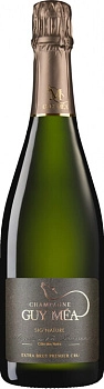 Игристое вино  Guy Mea  Sig'Nature Extra Brut  Champagne Premier Cru AOC  2015 750 мл