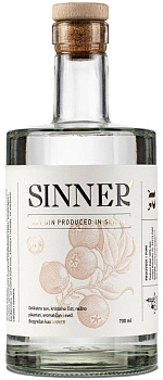 Джин   Sinner Dry Gin 700 мл