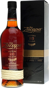 Ром Zacapa Centenario Solera Gran Reserva 23 years gift box  700 мл