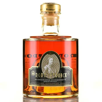 Коньяк   Порт-Петровск  из коньячного дистиллята 1969 г 250 мл 40 %