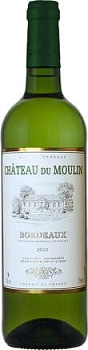 Вино Chateau du Moulin Bordeaux Blanc  AOC  2020 750 мл