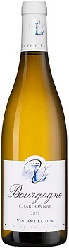 Вино Vincent Latour Bourgogne Chardonnay AOC Винсент Латур Бургонь Шардоне 2017 750 мл
