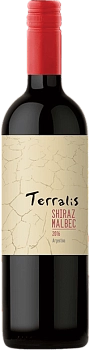 Вино Terralis Shiraz-Malbec  Терралис Шираз-Мальбек 2019 750 мл