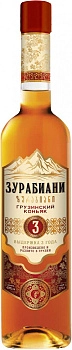 Коньяк  Zurabiani  3 Years Old   500 мл