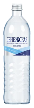 Вода природная питьевая Сенежская  газированная стекло  750 мл