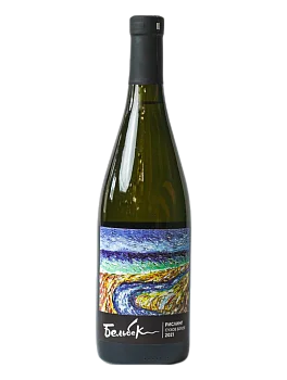 Вино Бельбек  Авторские вина Сергея Бескоровайного Шардоне Баррик 2021   750 мл 12 %