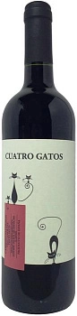 Вино Navarro Lopez Cuatro Gatos Cabernet Sauvignon Куатро Гатос Каберне Совиньон 750 мл