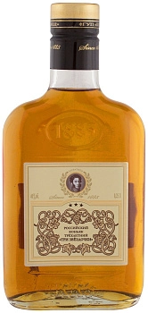 Коньяк Татспиртпром Российский Три звездочки 100 мл