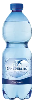 Вода San Benedetto Sparkling PET  Сан Бенедетто газированная в пластиковой бутылке 500 мл