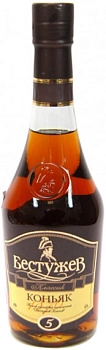 Коньяк Бестужев Классик  пятилетний  500 мл