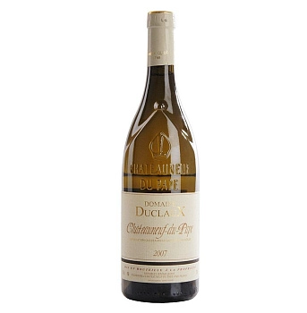 Вино белое Famille Quiot AOC Chateauneuf-du-Pape Domaine Duclaux Фамий Кио АОС Шатонёф-дю-Пап Домэн Дюкло 2013 750 мл