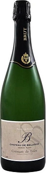Игристое вино   Chateau de Bellevue  Brut Blanc  Cremant de Loire  750 мл