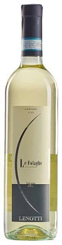Вино Lenotti «LE FOLAGHE» SELEZIONE LUGANA , Ленотти "Ле Фолаге Лугана белое полусухое 0,75л г/у 2015