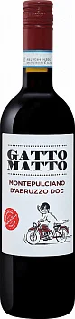 Вино Villa degli Olmi Gatto Matto  Montepulciano d’Abruzzo  Вилла Дельи Ольми  Гатто Матто Монтепульчано д’Абруццо  2018  750 мл