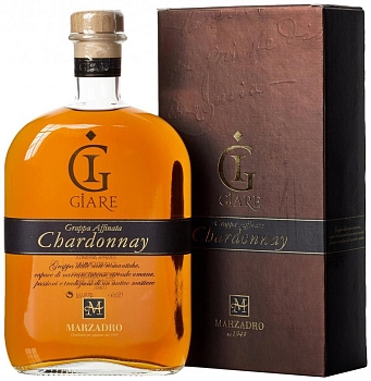 Граппа Le Giare Grappa Chardonnay   700 мл